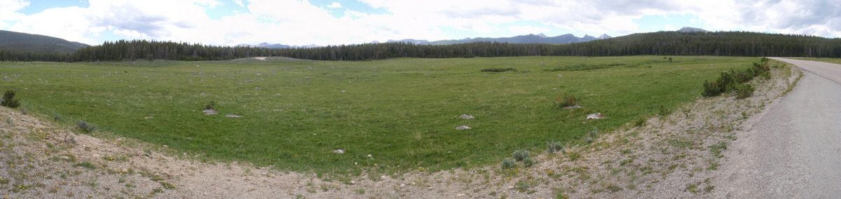 Ancient Glacier Moraine Field.